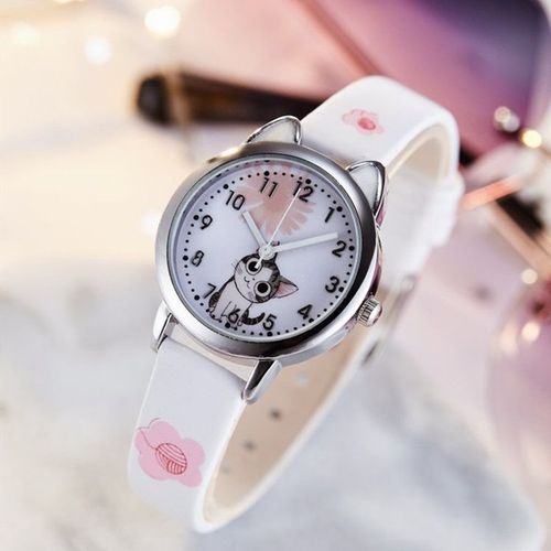 Jolie Montre À Motif De Chat Fromage Pour Femmes, Avec Bracelet À Quartz Analogique, Pour Dames, Filles, Écolières, Horloge, Cadeau