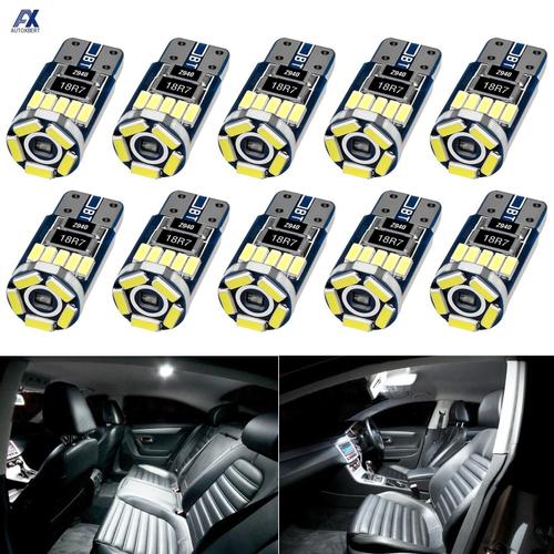 10x W5w T10 15led Ampoule Lumières Intérieures De Voiture Sans Erreur Pour Peugeot 307 206 308 407 207 406 208 4008 5008 3008 2008 508 408 306