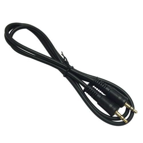 Connecteur mâle 1m 3.5mm à 3.5mm mâle pour voiture, câble d'extension de ligne d'entrée Audio DVD CD GPS
