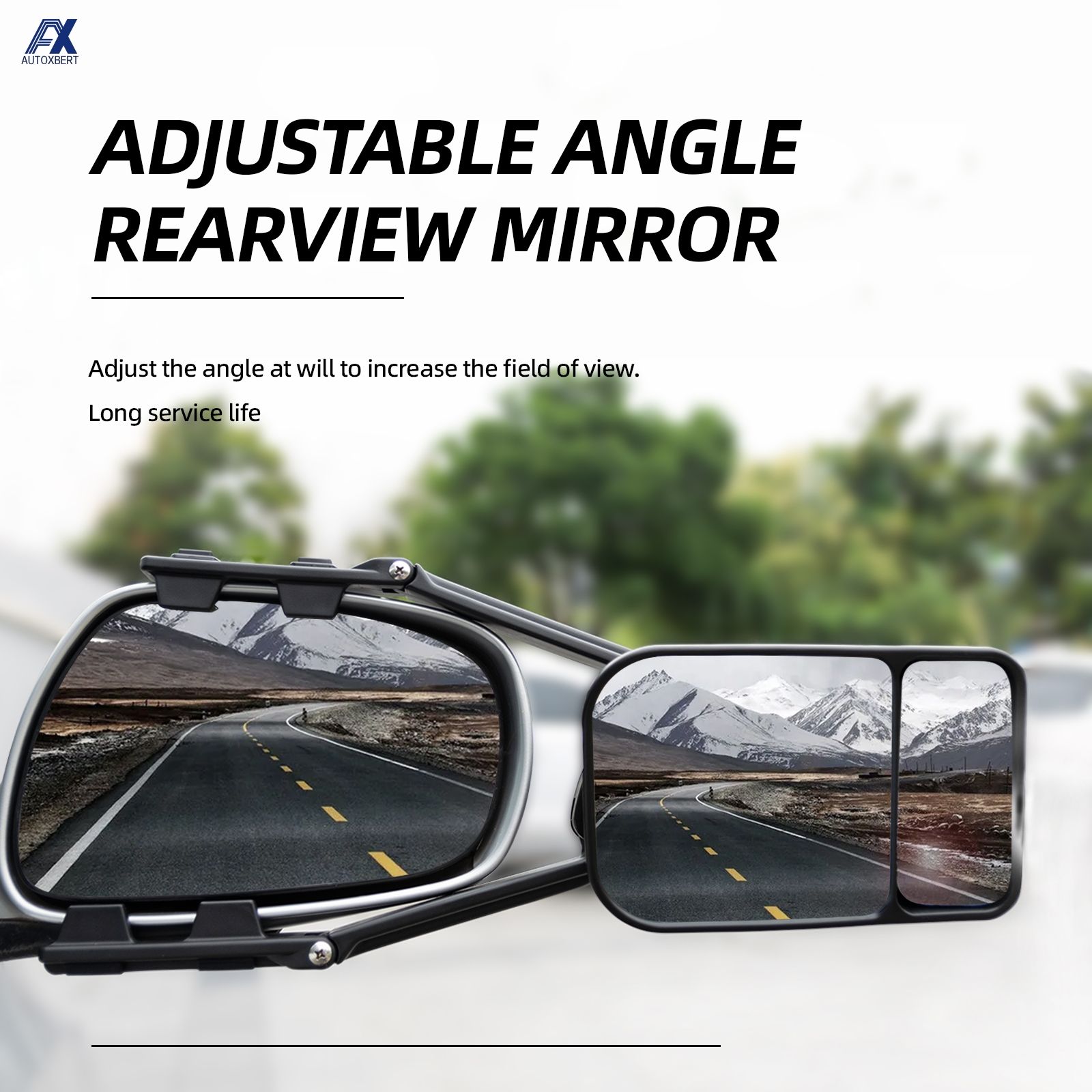 Miroir De Remorquage Rglable Pour Remorque, Extension D'ail...