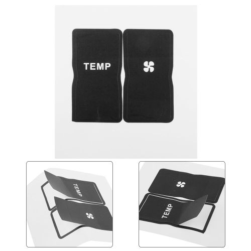 Autocollants De Réparation Bouton D'épluchage Usé, Autocollants En Pvc Pour Porsche Boxster 987 911, Climatisation Ac, Accessoires De Voiture