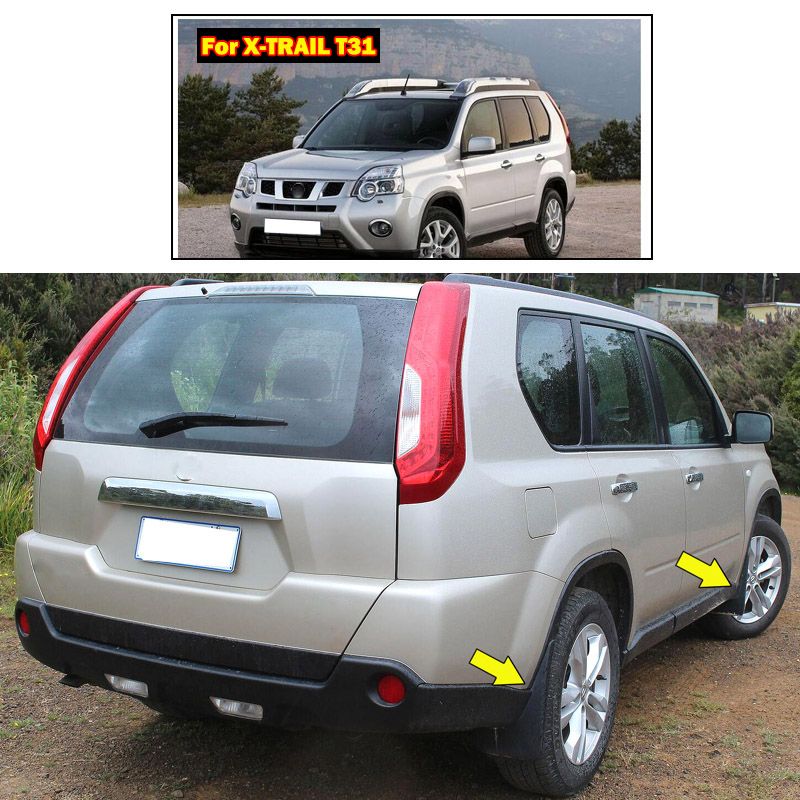 Ensemble Bavettes De Boue De Voiture Pour Nissan X-Trail T31... - 4
