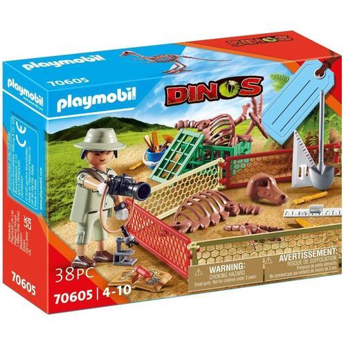 Playmobil Dinos 70605 - Coffret Cadeau - Paléontologue