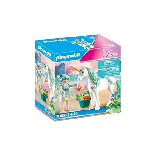 Playmobil Fairies 70655 - Fée Des Fruits Avec Licorne