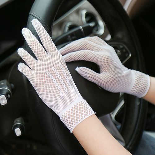 Costume De Danse Pour Femmes, Gants En Dentelle, En Résille, En Maille, Résistants Aux Uv, Mignons, Patchwork, De Haute Qualité