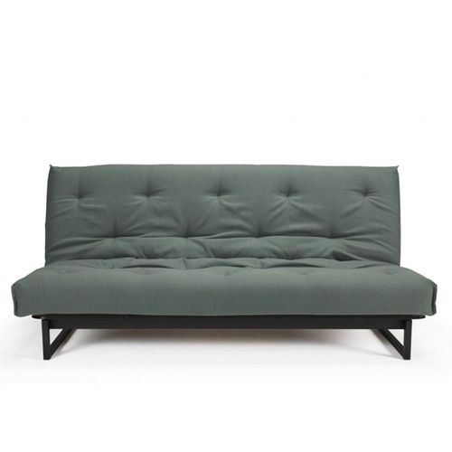 Innovation Living Canapé Clic-Clac Convertible Fraction Lit 140*200 Capitonné Tissu Elegance Green