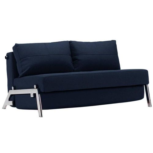 Innovation Living Canapé Design Cubed 02 Chrome Convertible 200*140 Cm Tissu Mixed Dance Blue