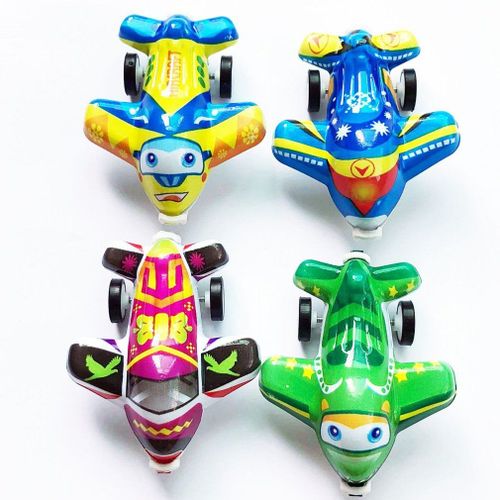 Mini Avion Jouet Dessin Animé Animal Mignon, Jouet Éducatif De Style Traction Pour Enfants En Bas Âge