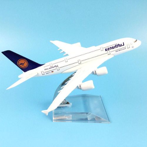 Avion De Passagers De L'air A380 Lufthansa, Modèle D'avion, Avion De Simulation D'avion, Jouet De Collection, Cadeau Pour Enfants, 1/400
