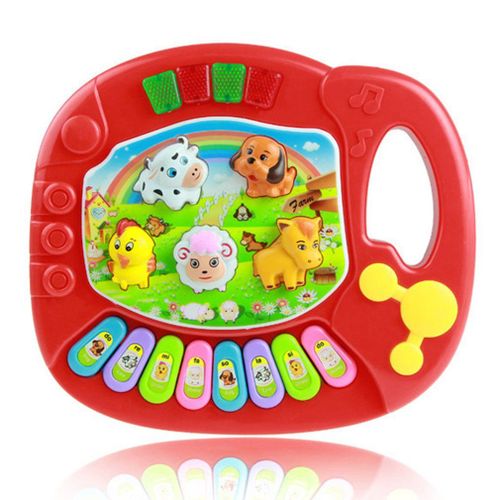 Instrument De Musique Populaire Pour Enfants, Jouet De Piano De Ferme D'Animaux Pour Le Développement