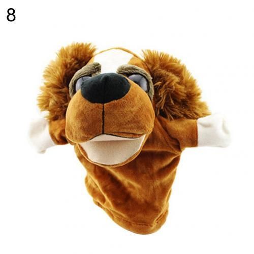 Marionnettes À Main En Peluche Pour Enfants, Animaux De Dessin Animé, Singe, Chien, Lion, Jouets De Conte De Fées De Noël