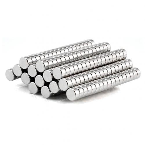 Aimant Surpuissant Rond En Néodyme, Disque Magnétique À Base De Terres Rares, 4x2mm, 50 Pièces