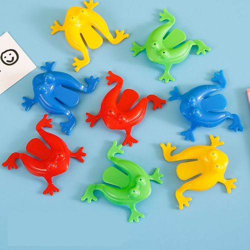 Jouets Assortis Anti-Stress Pour Enfants, Nouveauté, Grenouille Sautante, Jouet Pour Enfants, Cadeau D'anniversaire