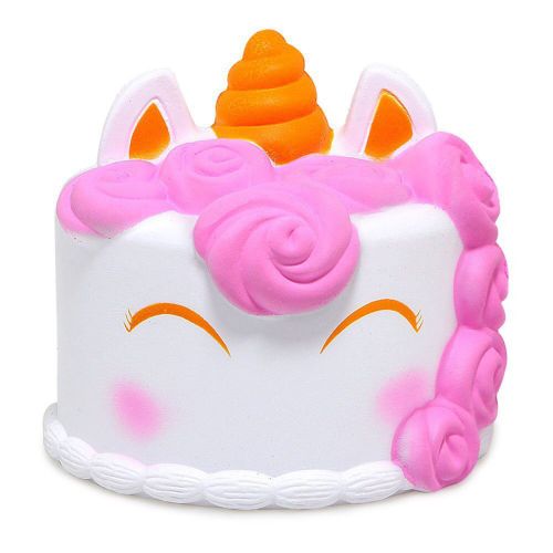 Jouet À Presser Le Gâteau Licorne 12cm, Jouet De Décompression À Rebond Lent, Jouet De Pétrissage Anti-Stress