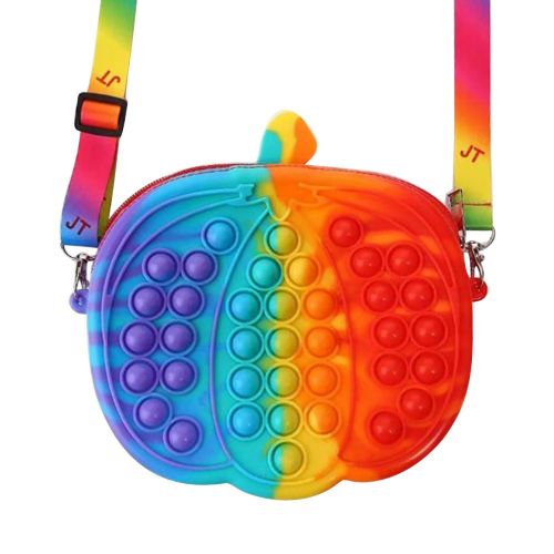 Sac À Bandoulière En Silicone Pour Enfants Et Adultes, Anti-Stress, Anti-Stress, Anti-Stress, Cadeaux D'halloween