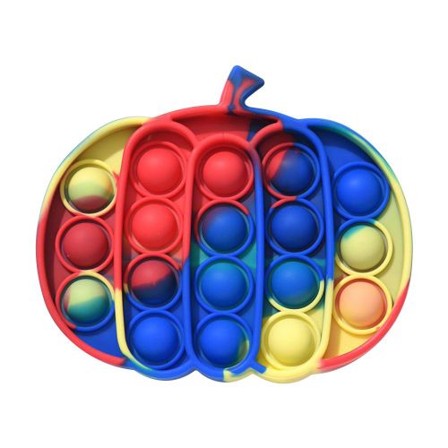Jouet Sensoriel En Silicone En Forme De Citrouille Pour Halloween, Anti-Stress, Fidget, Autisme, Soulagement Du Stress, Cadeau Pour Adultes Et Enfants