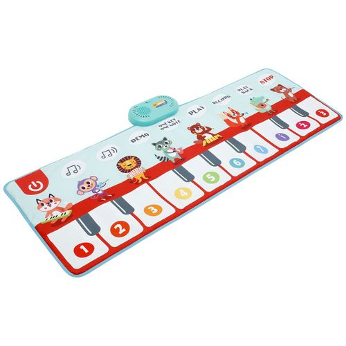 Clavier Musical 110x38cm Avec 6 Modes De Jeu Et 8 Sons D'Instruments, Tapis De Piano Pour Enfants De 3 Ans Et Plus