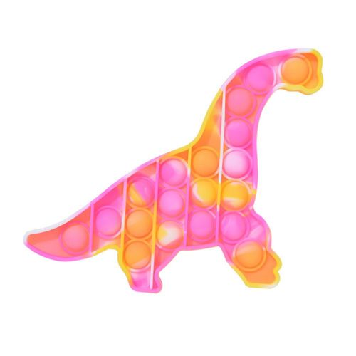 Planche À Bulles De Dinosaure En Silicone, Jouet Sensoriel Anti-Stress, Relaxant, Pour Autisme, Spécial Pour Adultes Et Enfants