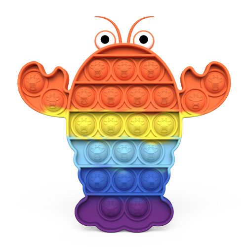 Jouet Éducatif Anti-Stress En Silicone En Forme De Grenouille, Écrevisse Sensoriel, Anti-Stress, Pour Adulte Et Enfant