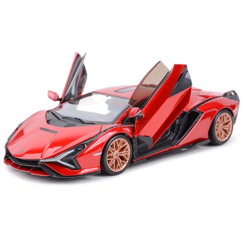 Voiture De Sport 1:24, Lamborghini Sian Fkp 37, Véhicules Moulés Statiques, Modèle De Voiture De Collection, Jouets
