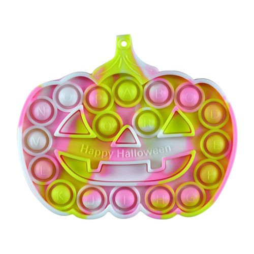 Bulle De Citrouille Sensorielle En Silicone, Anti-Stress, Jouets Éducatifs Pour Adultes Et Enfants, Cadeau D'halloween