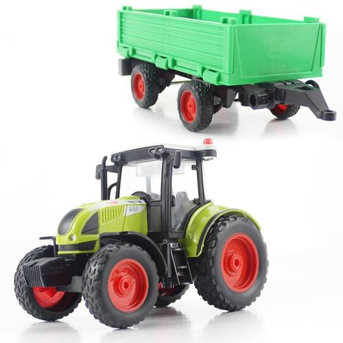 Jouet De Simulation De Tracteur Agricole 1:16, Avec Lumières Et Musique, Modèle De Camion De Transport, Jouets Cadeaux Pour Enfants