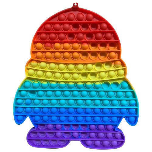 Pingouin En Silicone De Grande Taille, Jouet Sensoriel Pour Autisme, Anti-Stress, Décompression, Cadeaux Pour Adultes Et Enfants