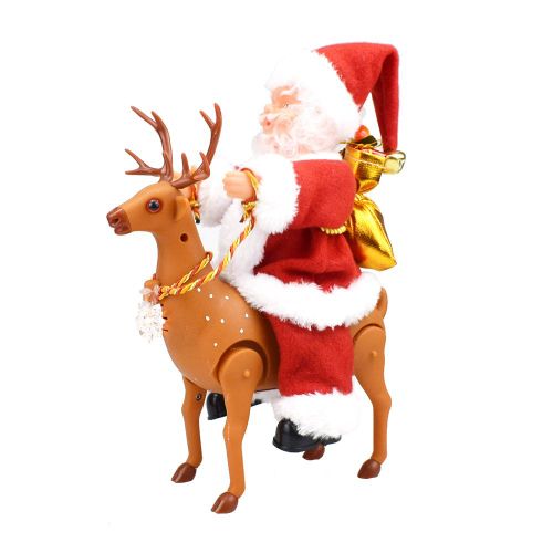 Poupée De Père Noël Pour Enfants, Jouet Électrique Amusant Et Créatif, Avec Jeu De Musique, Parfait Cadeau De Noël, Décoration De Maison