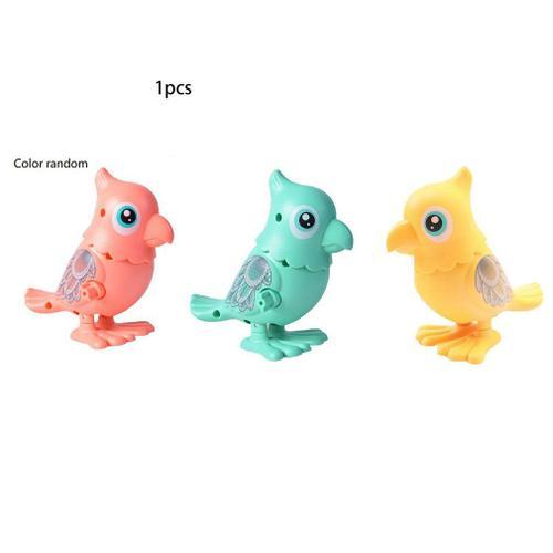 Jouets D'oiseaux Dansants Pour Garçons Et Filles, 1 Pièce, Jeu Mécanique, Perroquet De Dessin Animé, Couleur Aléatoire, Pour Enfants