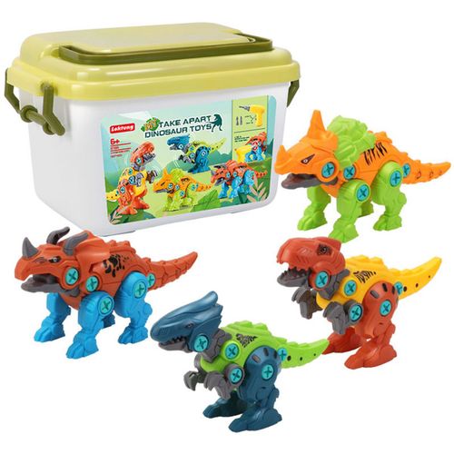 Kit De Jouets De Construction Pour Enfants Garçon, Modèle De Dinosaure Montessori, Assemblage D'Écrou À Vis, Puzzle Éducatif, Bricolage