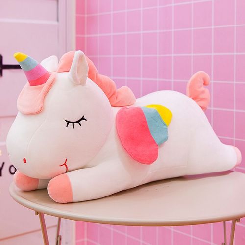 Peluche Licorne Mignonne De 30cm 60cm, 2021 Pièces, Cheval Rose De Haute Qualité, Décoration De Maison Pour Fille Douce, Oreiller De Couchage, Cadeau Pour Enfant