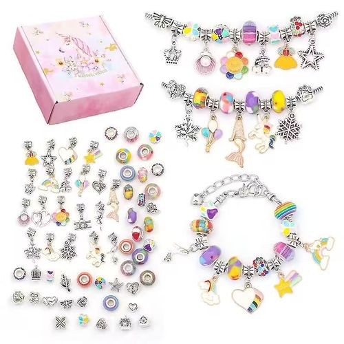 Kit De Fabrication De Bijoux, Bracelet En Cristal Créatif Pour Enfants, Coffret Cadeau