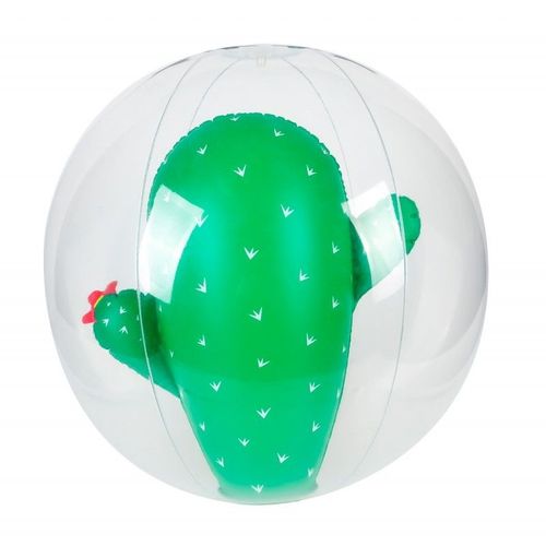 Ballon Gonflable ?41 Cm Pour Piscine & Plage, Accessoire D'eau - Design Cactus