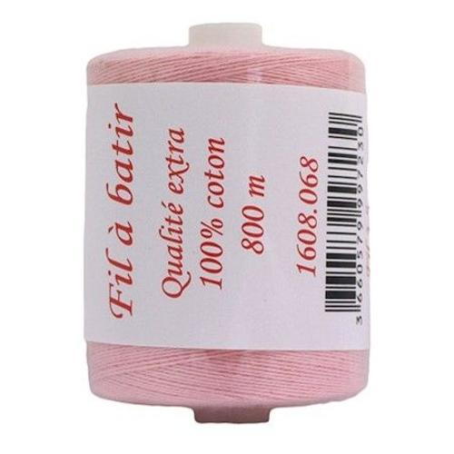 Fil À Batir 100% Coton Bobine De 800 Mètres - Care & Create Rose