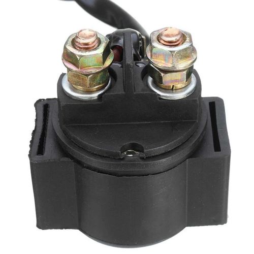 Interrupteurs De Relais Solénoïde Démarreur Électrique Moto Noir Pour 1000 Tuono Mille Ap8112927 150 Ampères