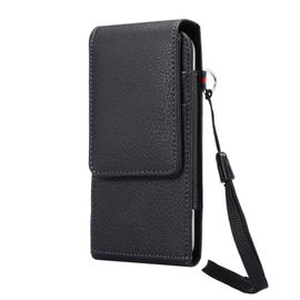 Housse Porte-Cartes Clip Ceinture Rotatif 360 Étui Fermeture Magnétique Pour Iphone 6 [4,7""] - Noir - Dfvmobile