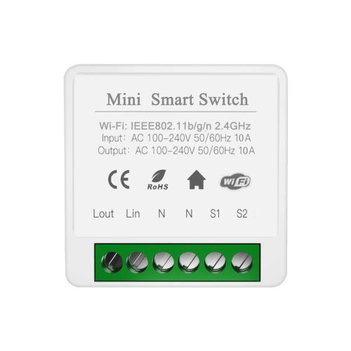 16a Smart Switch Mini Tuya Wifi Bricolage Interrupteurs Module De Rgulation 2 Voies Maison Intelligente Avec La Vie Intelligente Alexa Alice Google Home