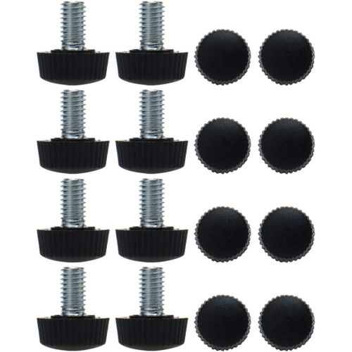 SOURCING MAP 10Pcs Pieds Nivellement Meuble Réglable Patin De Meuble