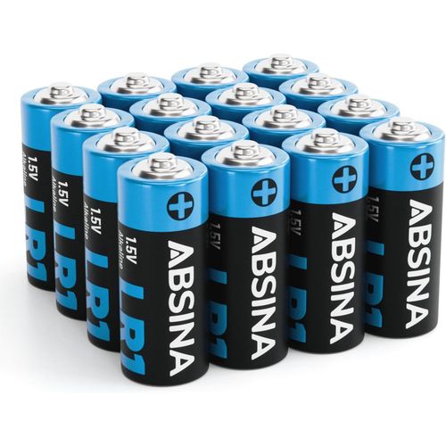 16x Pile Lr1 N Lady Pour Ouvre-Porte De Garage,Calculatrice Et Bien Plus-Pile Lr 1 Alcaline 1,5v tanche &  Longue Dure De Vie-Piles Lr1,Pile E90,Pile 1,5v,Piles Alcalines