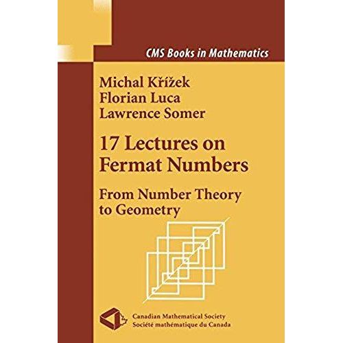 17 Lectures On Fermat Numbers    Format Broch 