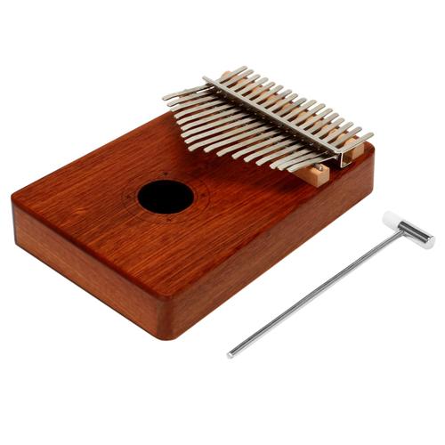 17 Touches Kalimba Pouce Piano Instrument De Musique Avec Marteau De Rglage Sac En Tissu Kalimba Accessoires
