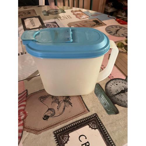 Pichet Broc À Eau Frigo Tupperware Vintage 1.1l