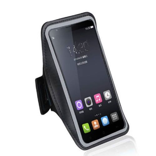 Armband Housse Néoprène Étanche Réglable Brassard De Neoprene Sport Gym Pour Leagoo Z3c - Noir - Dfvmobile