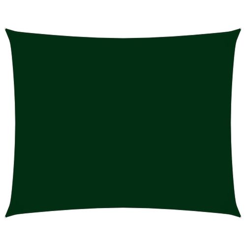 Vidaxl Voile De Parasol Tissu Oxford Rectangulaire 2x3 M Vert Foncé