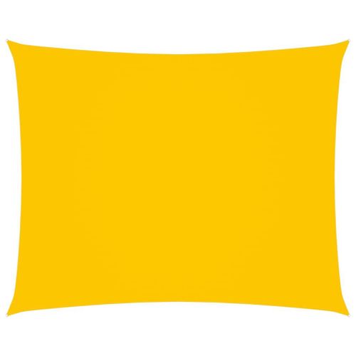 Vidaxl Voile De Parasol Tissu Oxford Rectangulaire 5x6 M Jaune
