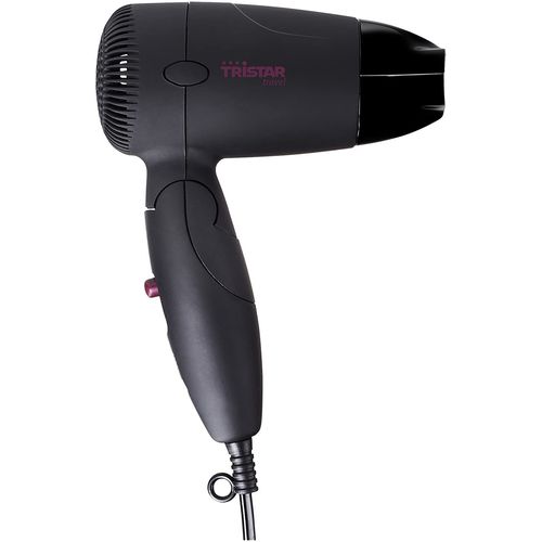 Sèche Cheveux De Voyage Avec Prise Compatible 120-230v 1200w Noir