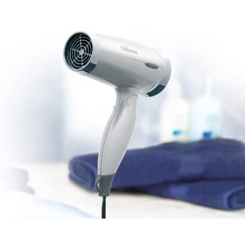 Sèche Cheveux De Voyage Avec Poignée Repliable 1200w Gris