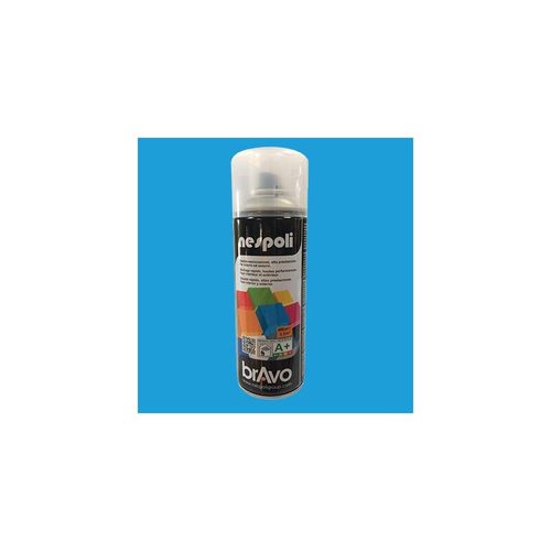 NESPOLI Peinture Aérosol BRAVO Bleu azur (180018) 0,4 L