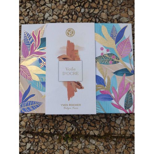 Coffret Eau De Parfum Voile D'ocre Spray 100 Ml + Bougie Yves Rocher 