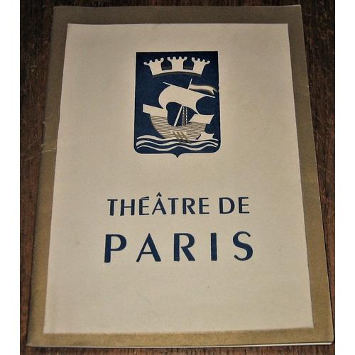 Programme Du Théâtre De Paris "Tovaritch" 1960 Elvire Popesco Et Hubert De Malet